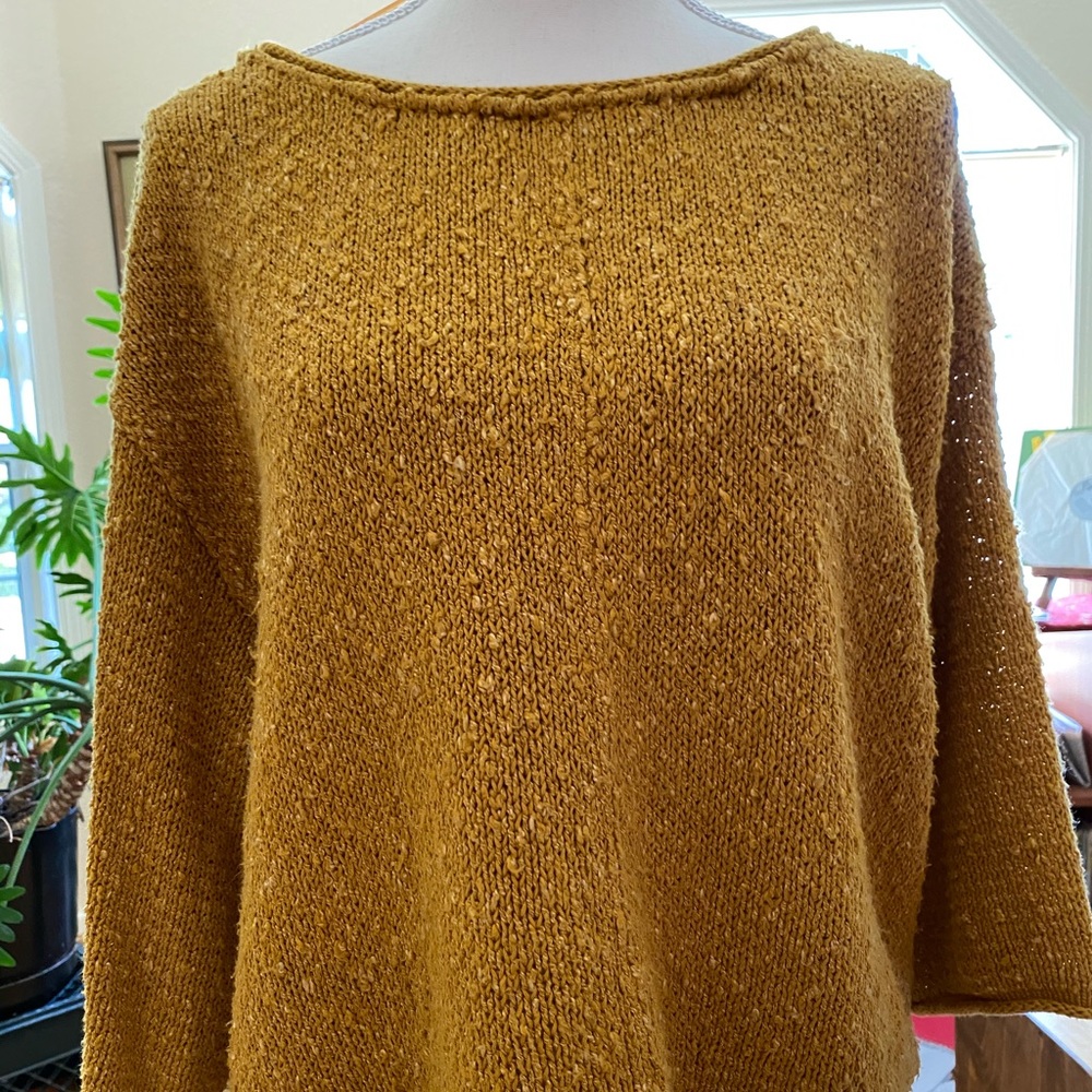 Free people sweater mustard
